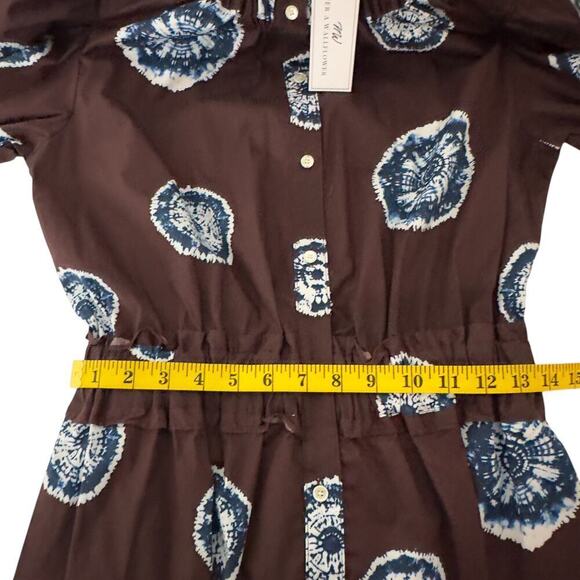 NWTs Never A Wallflower  Button Front Elastic Collar Shirt Dress (S) - Picture 11 of 15